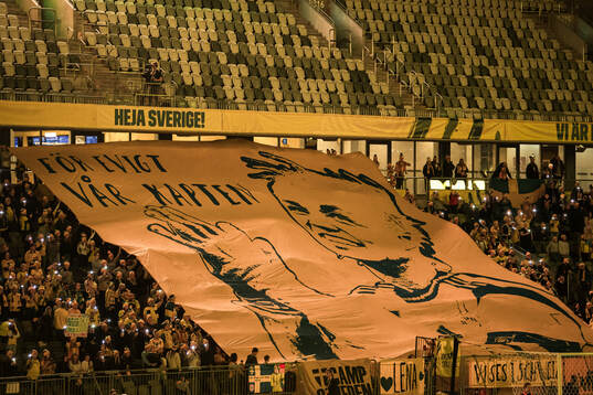 A tifo for Caroline Seger