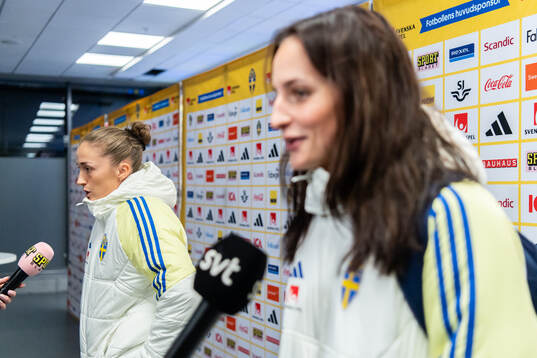 Filippa Angeldahl and Nathalie Björn of Sweden
