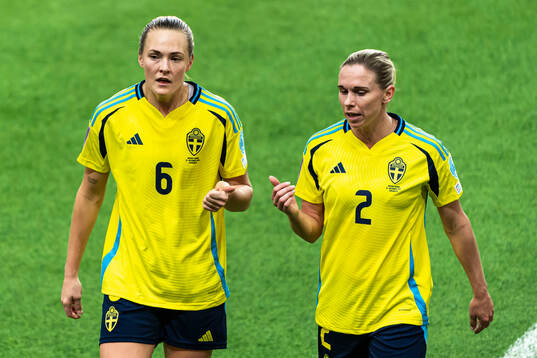 Magdalena Eriksson and Jonna Andersson of Sweden