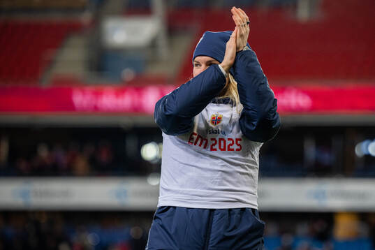 Ada Hegerberg of Norway celebrates