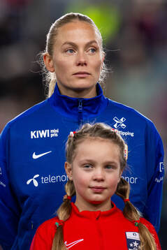 Guro Bergsvand of Norway line up