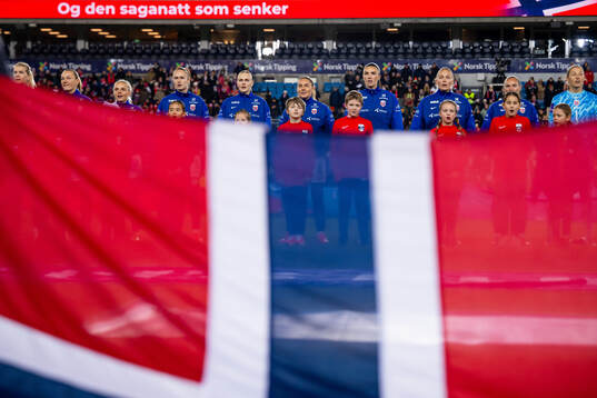 Ada Hegerberg, Frida Maanum, Emilie Woldvik, Caroline