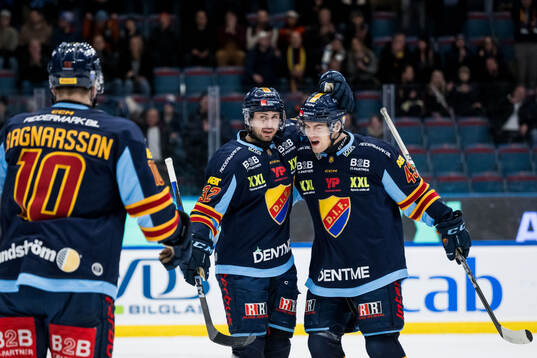 Djurgårdens Marcus Krüger jublar