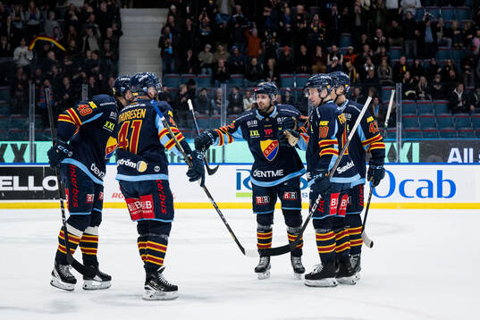 Djurgårdens Marcus Krüger jublar