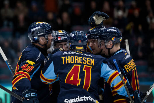 Djurgårdens Marcus Krüger jublar