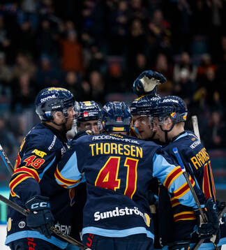 Djurgårdens Marcus Krüger jublar