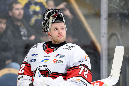 Malmö Redhawks målvakt Daniel Marmenlind