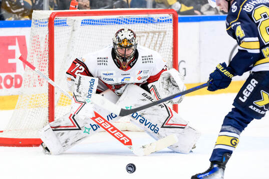 Malmö Redhawks målvakt Daniel Marmenlind
