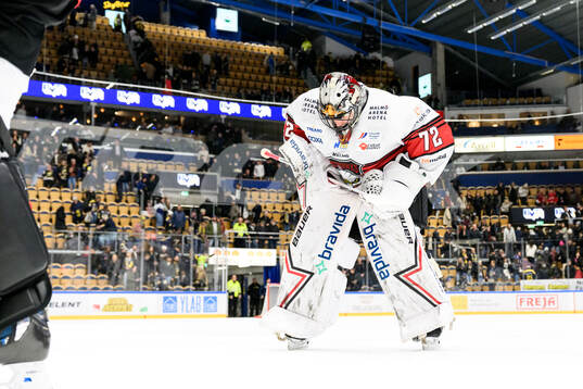 Malmö Redhawks målvakt Daniel Marmenlind deppar