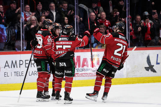 Örebros Patrik Karlkvist, David Quenneville och Patrik