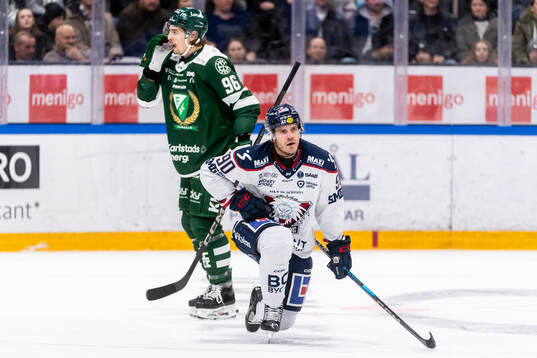 Färjestads David Tomasek och Linköpings Lance Bouma