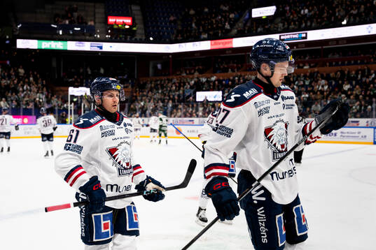 Linköpings Markus Ljungh och Linköpings William Worge