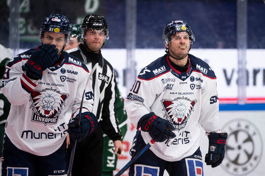 Linköpings Lance Bouma deppar