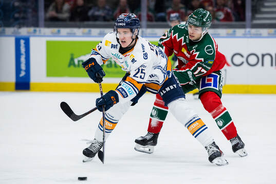 Växjös Filip Eriksson och Frölundas Isac Born