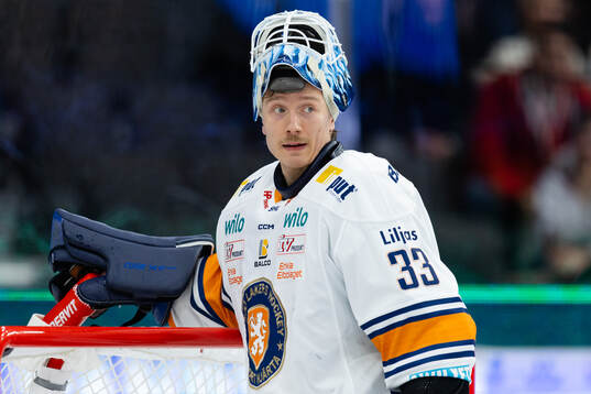 Växjös målvakt Emil Larmi
