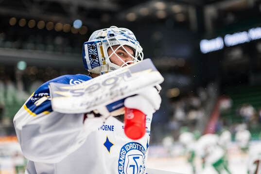 Leksands målvakt Jakob Hellsten