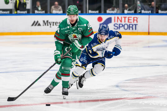 Rögles Filip Johansson och Leksands Marcus Karlberg