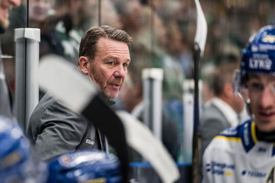 Leksands tränare Charles Berglund