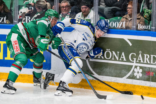 Rögles Mattias Göransson och Leksands Lukas Vejdemo