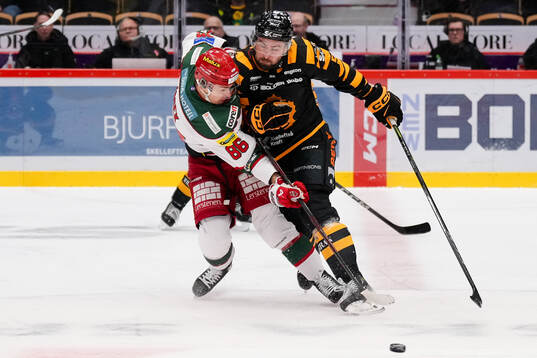 Modos Lukas Jasek och Skellefteås Luke Witkowski