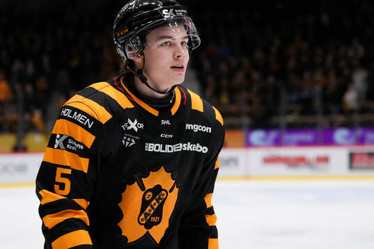 Skellefteås Axel Sandin Pellikka jublar