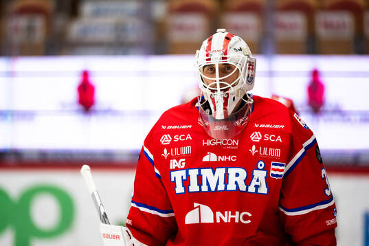Timrås målvakt Jacob Johansson