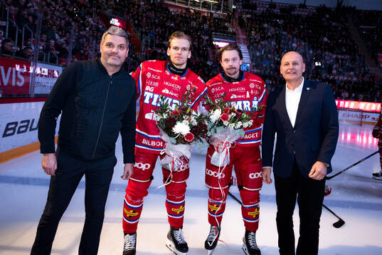 Timrås Jonathan Dahlén och Anton Wedin