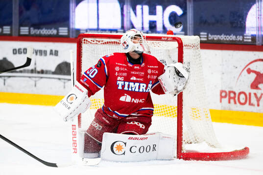 Timrås målvakt Jacob Johansson