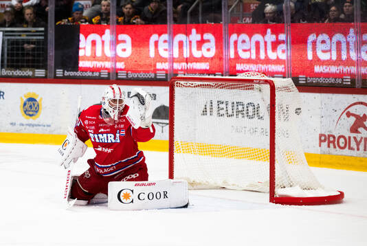 Timrås målvakt Jacob Johansson