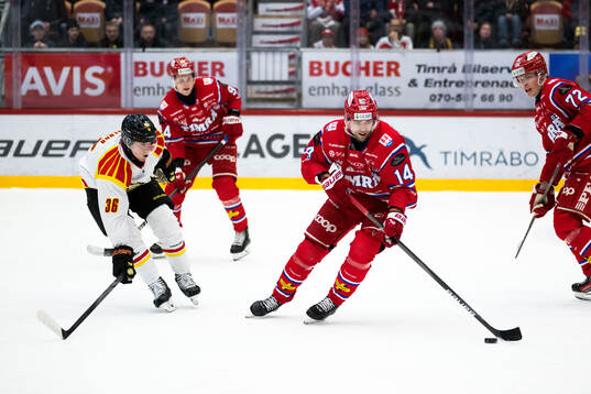 Brynäs Linus Ölund och Timrås Emil Pettersson