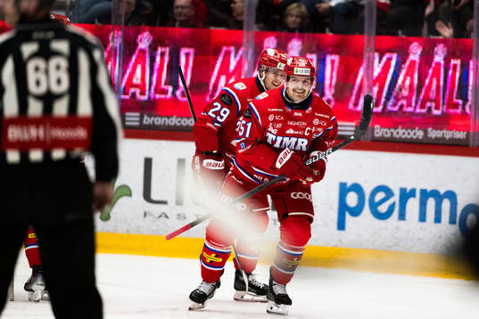 Timrås Anton Lander jublar