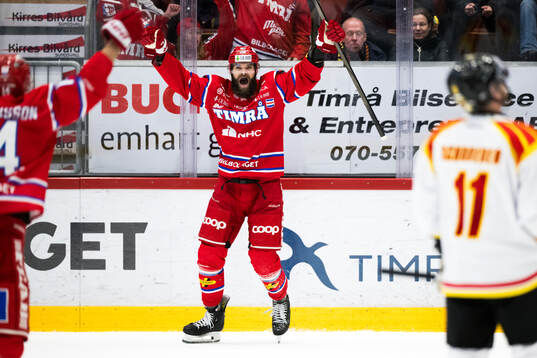 Timrås Per Svensson jublar