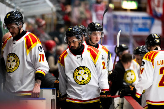Brynäs Tyler Vesel deppar