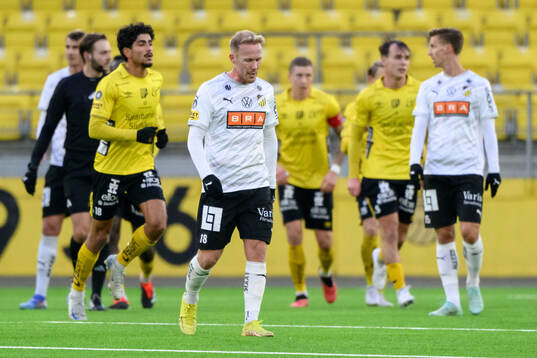 Häckens Mikkel Rygaard Jensen deppar
