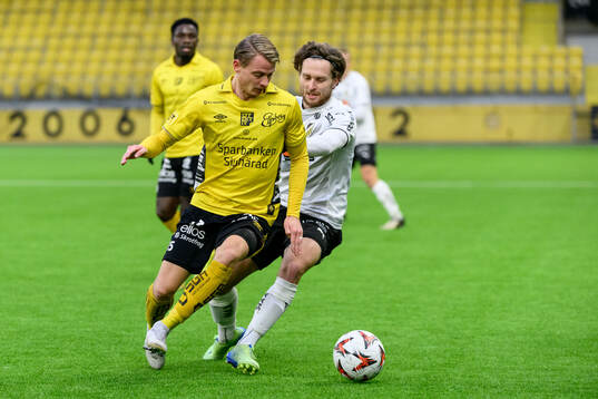 Elfsborgs Simon Hedlund och Häckens Adam Lundkvist