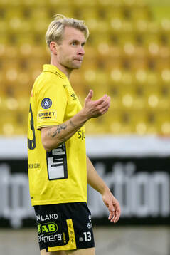 Elfsborgs Johan Larsson jublar