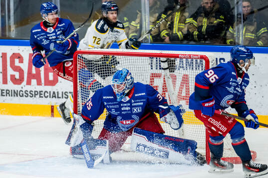 Oskarshamns målvakt Emil Kruse