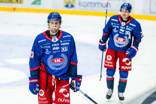 Oskarshamns Liam Hawel och Niclas Burström deppar
