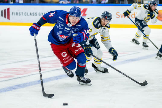 Oskarshamns Lukas Vesterlund och Södertäljes Viktor