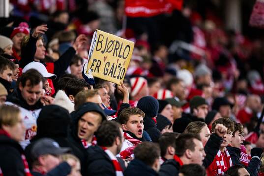 Spectators in the stands