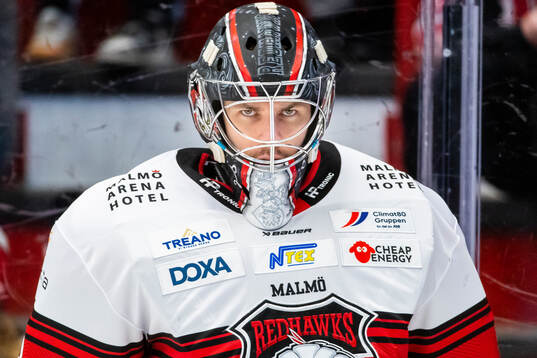 Malmö Redhawks målvakt Marek Langhamer