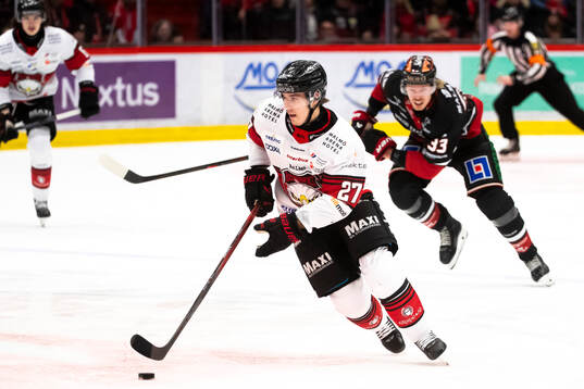 Malmö Redhawks Henrik Haapala och Örebros Christopher