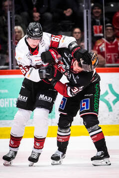 Bråk mellan Malmö Redhawks Fredrik Händemark och