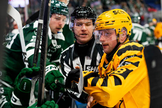 Färjestads Emil Alba, Domare Christian Billing och