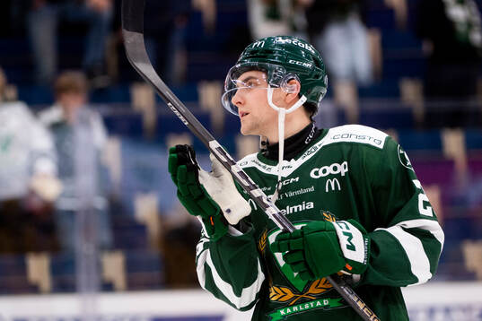 Färjestads Joel Nyström deppar
