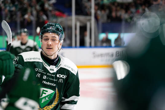 Färjestads Stian Solberg jublar