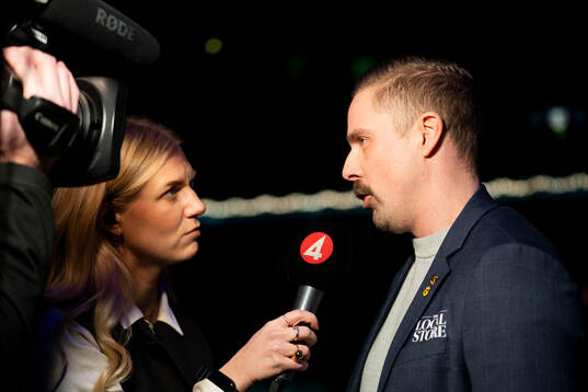 Kajsa Kalméus och Skellefteås tränare Pierre Johnsson