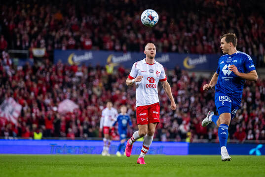 Sondre Sørløkk of Fredrikstad and Martin Bjørnbak of