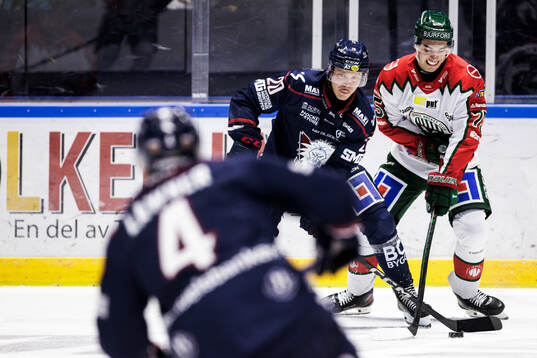 Linköpings Johan Johnsson och Frölundas David Edstrom