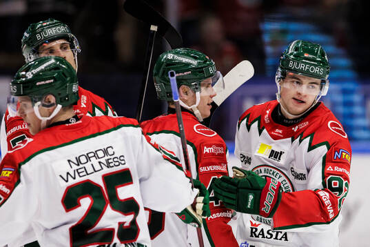 Frölundas Filip Cederqvist jublar